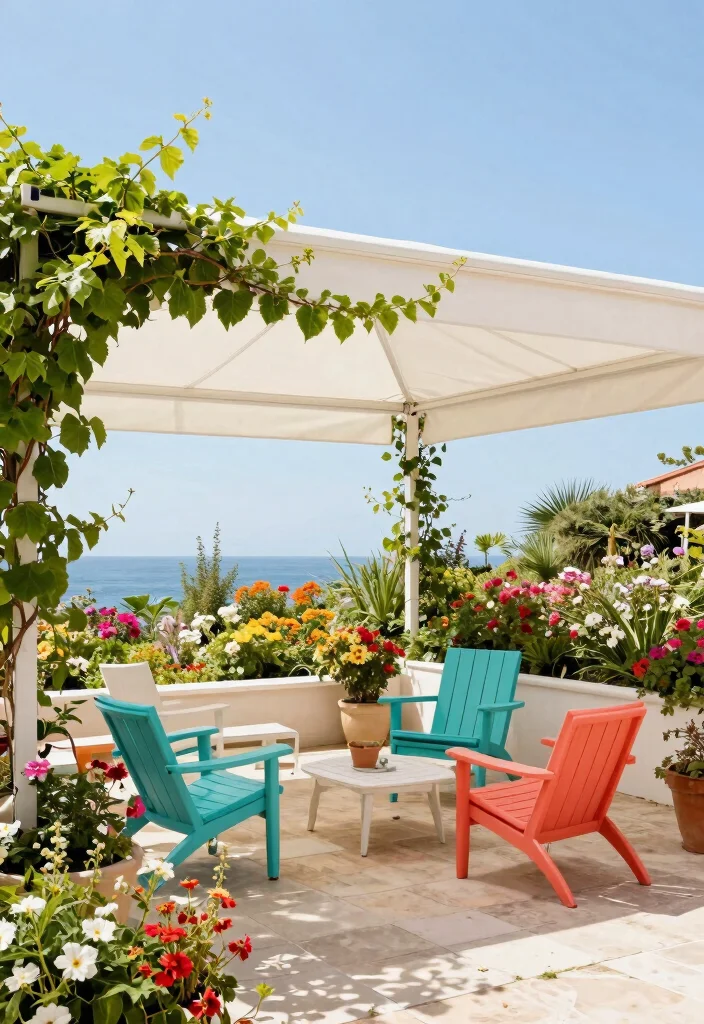 10 Best Awning Color Ideas to Match Your Siding 2. Crisp White for Timeless Elegance 0