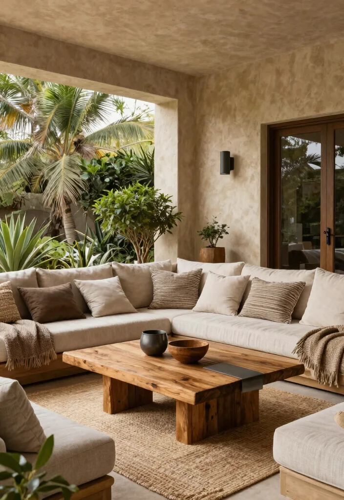 10 Cozy Covered Patio Decor Ideas for Year Round Use 8. Engage the Senses with Textures 0
