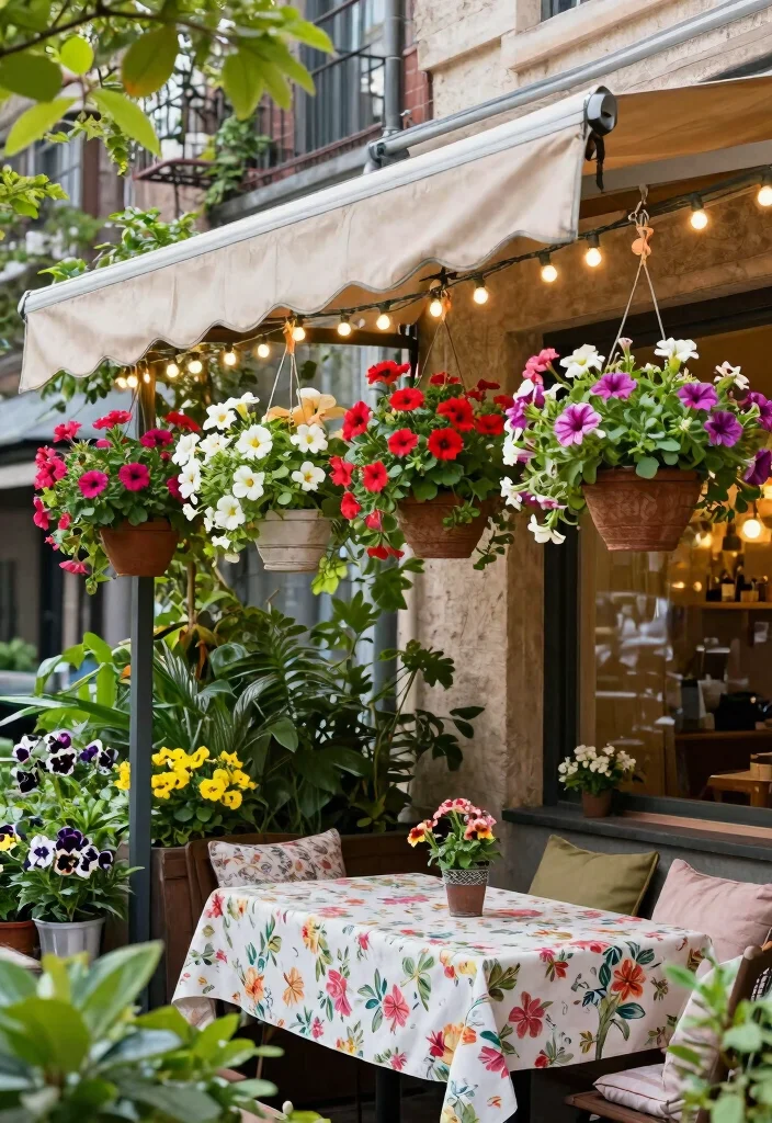 10 Creative Awning Decoration Ideas for Every Season 1. Spring Bloom Floral Elegance 0