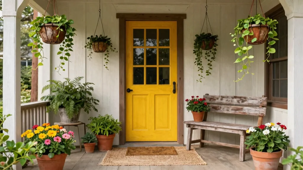 10 Welcoming Front Door Patio Decor Porch Tips