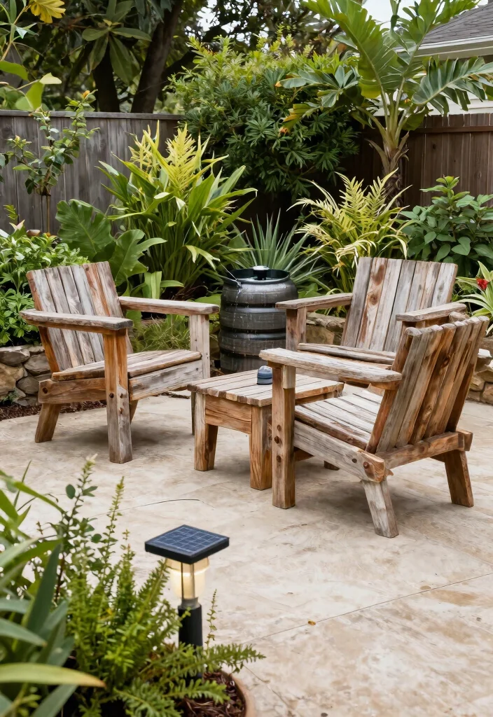 11 Relaxing Back Patio Decor Ideas for Home Comfort 11. Sustainable Choices 0