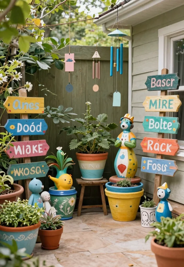 11 Relaxing Back Patio Decor Ideas for Home Comfort 5. Unique Garden Accessories 0