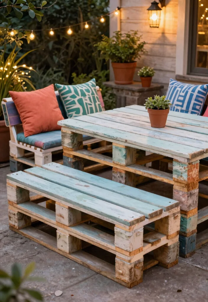 12 Best Dollar Tree Patio Decor Ideas and DIY Hacks 11. Upcycled Pallet Furniture 0