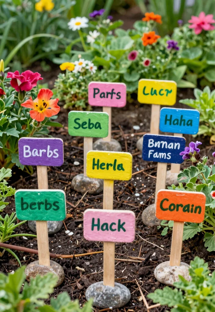 12 Best Dollar Tree Patio Decor Ideas and DIY Hacks 8. Reusable Garden Markers 0