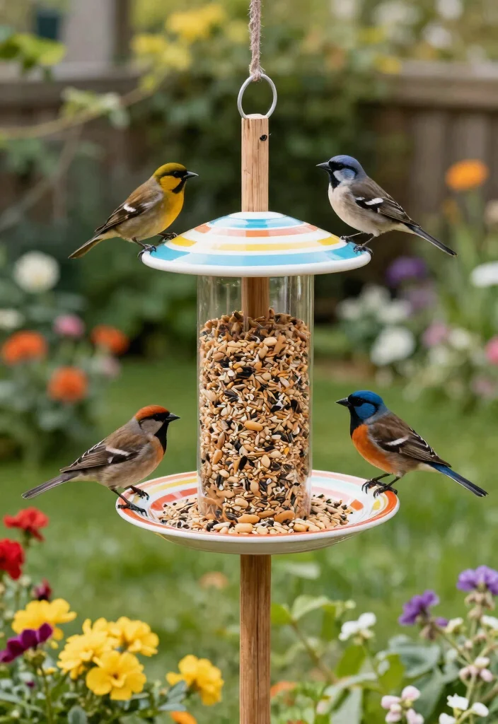 12 Best Dollar Tree Patio Decor Ideas and DIY Hacks 9. Backyard Bird Feeders 0