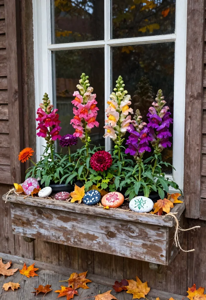 12 Best Fall Window Box Ideas for a Welcoming Front Porch 12. DIY Decorative Clusters 0