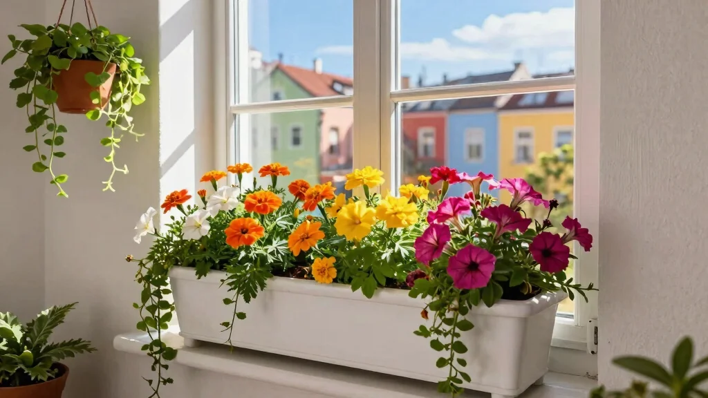 12 Best Full Sun Window Box Ideas for Bright Windows