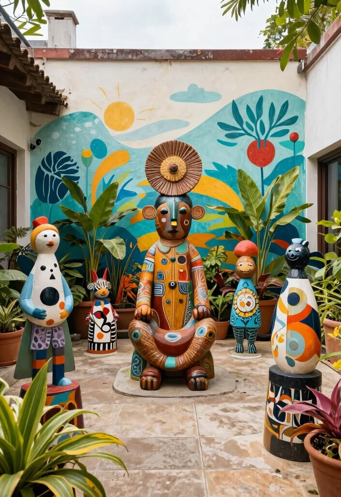 15 Best Patio Decor Inspiration Photos for Your Backyard 14. Outdoor Artwork 0