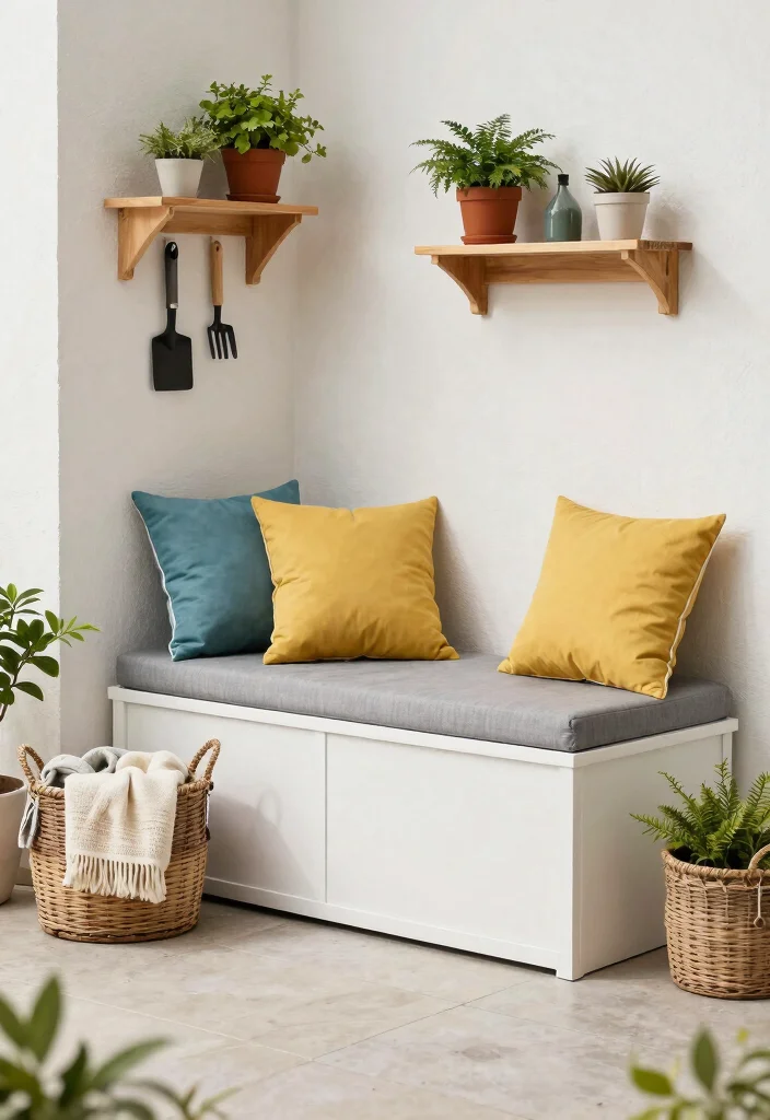 15 Best Patio Decor Inspiration Photos for Your Backyard 5. Stylish and Functional Storage 0