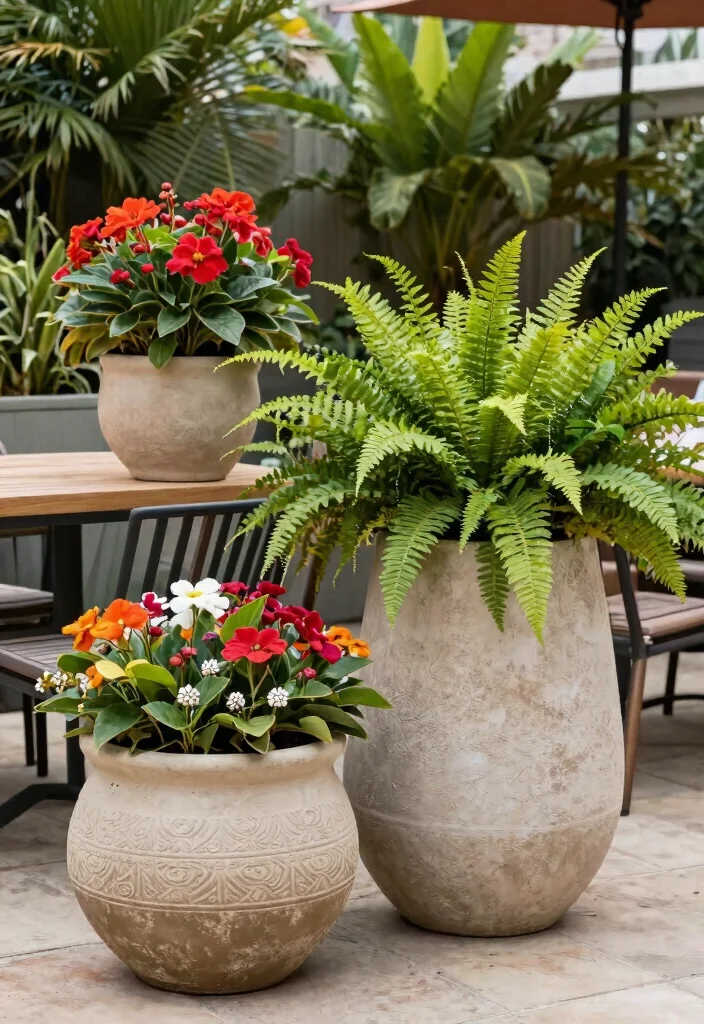 15 Best Patio Decor Inspiration Photos for Your Backyard 7. Statement Planters 0