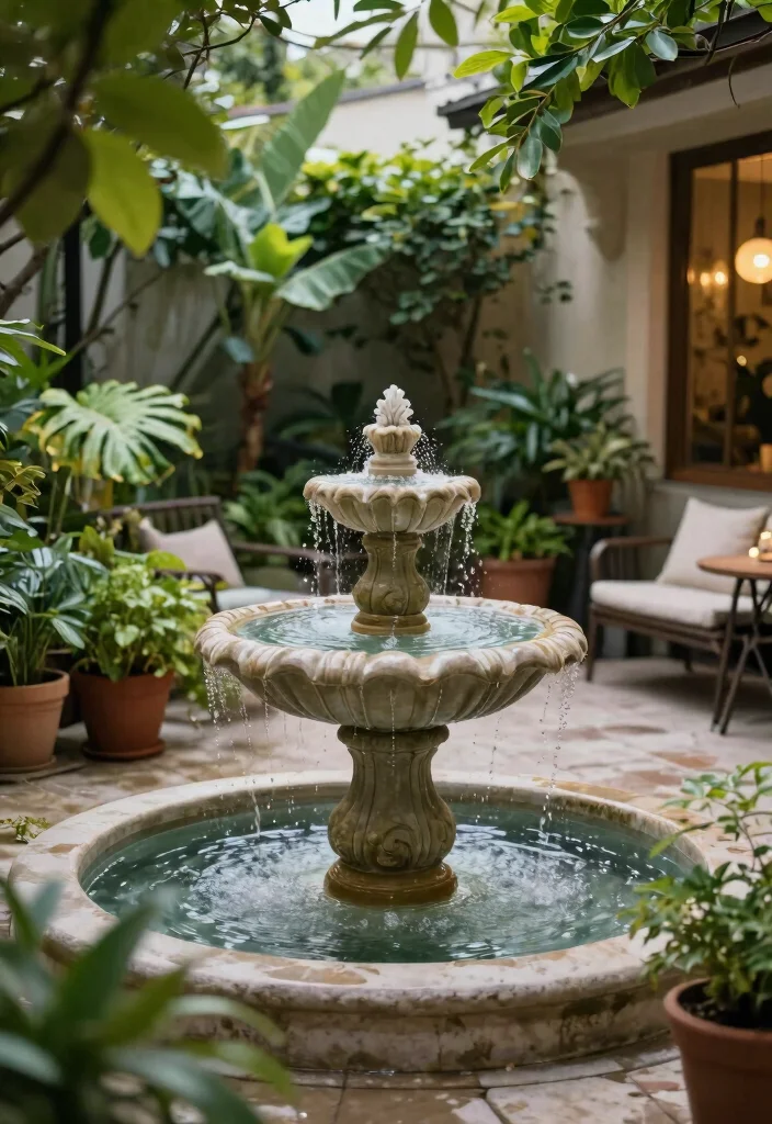 15 Best Patio Decor Inspiration Photos for Your Backyard 8. Incorporating Water Features 0