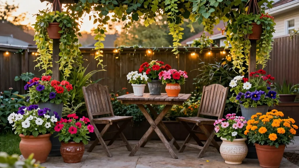 15 Stunning Patio Decor Ideas with Flowers and Foliage