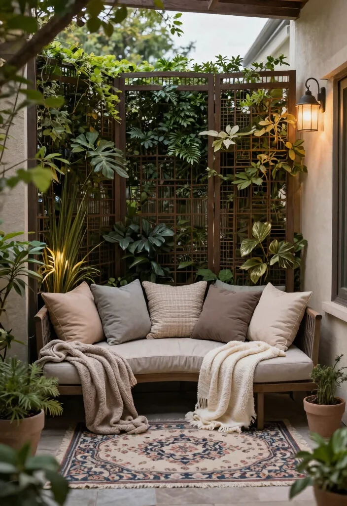 21 Beautiful Patio Decor Ideas for a Modern Sanctuary 14. Cozy Nooks 0