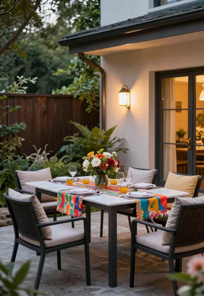 21 Beautiful Patio Decor Ideas for a Modern Sanctuary 21. Outdoor Dining Spaces 0