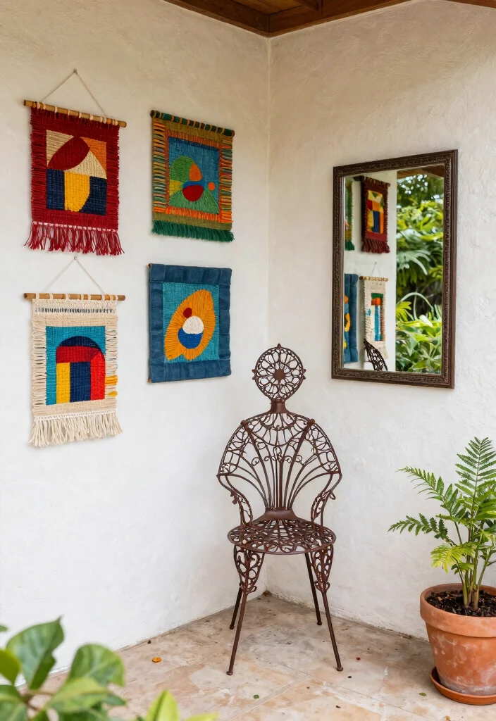 21 Beautiful Patio Decor Ideas for a Modern Sanctuary 6. Outdoor Art 0