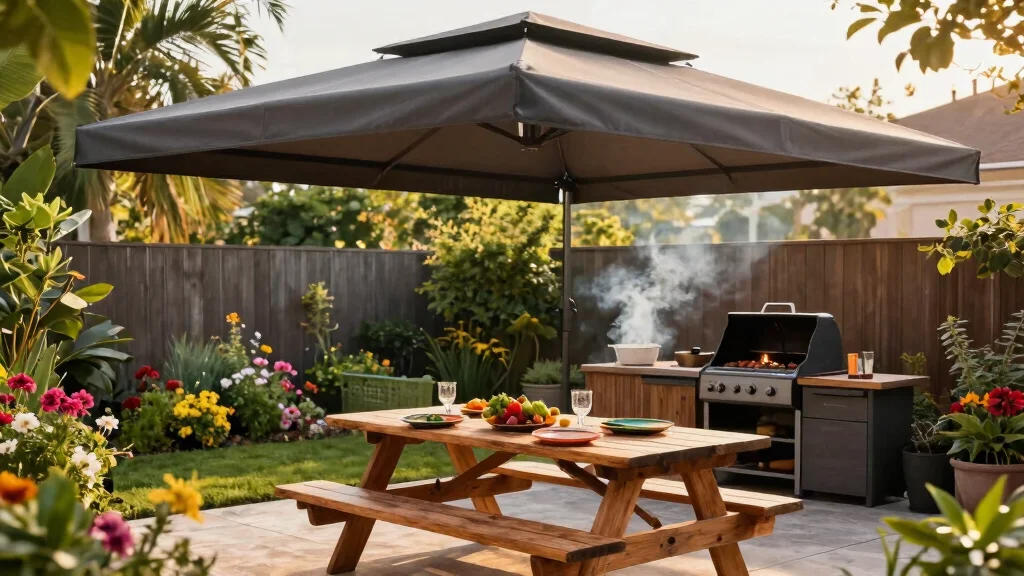 5 Functional BBQ Awning Ideas for Backyard Cooks
