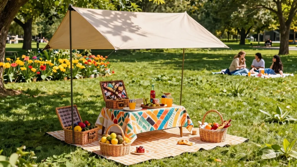 5 Portable Table Top Awning Ideas for Picnics