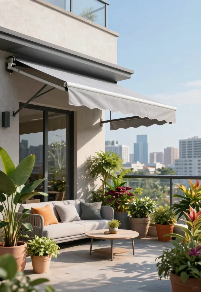 6 Smart Side Awning Ideas for Privacy and Wind Protection 1. Retractable Side Awnings Versatility at Its Best 0