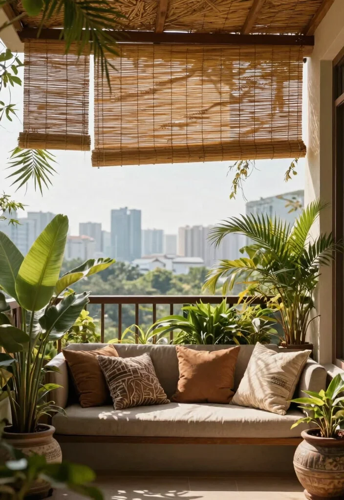 6 Smart Side Awning Ideas for Privacy and Wind Protection 5. Bamboo Awnings Natural Charm and Eco Friendliness 0