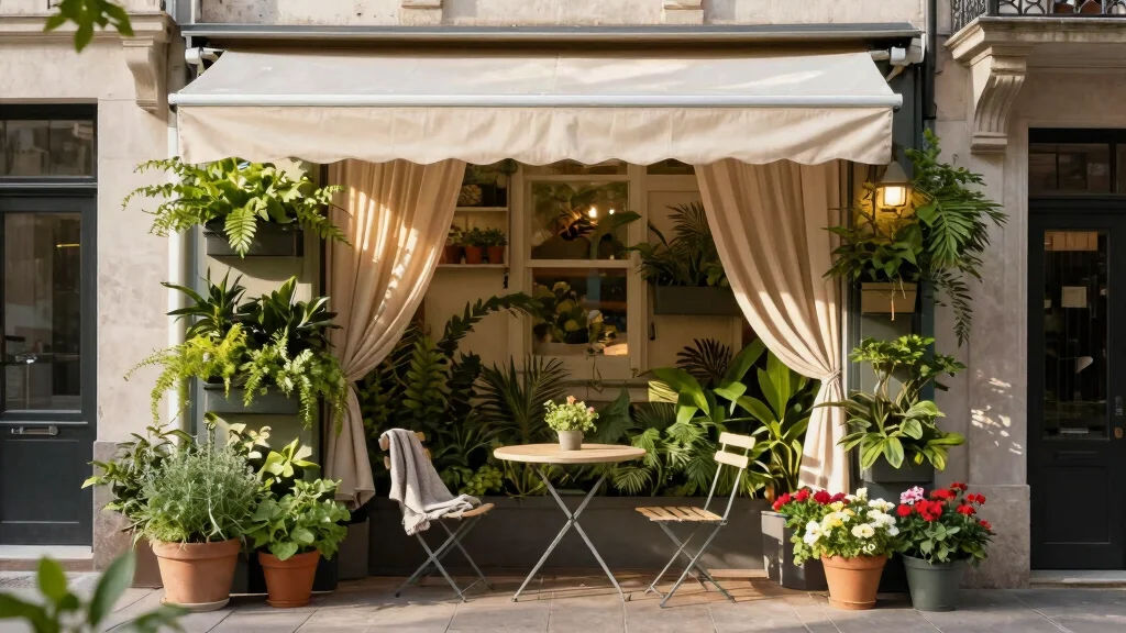 6 Space-Saving Corner Awning Ideas for Small Patios