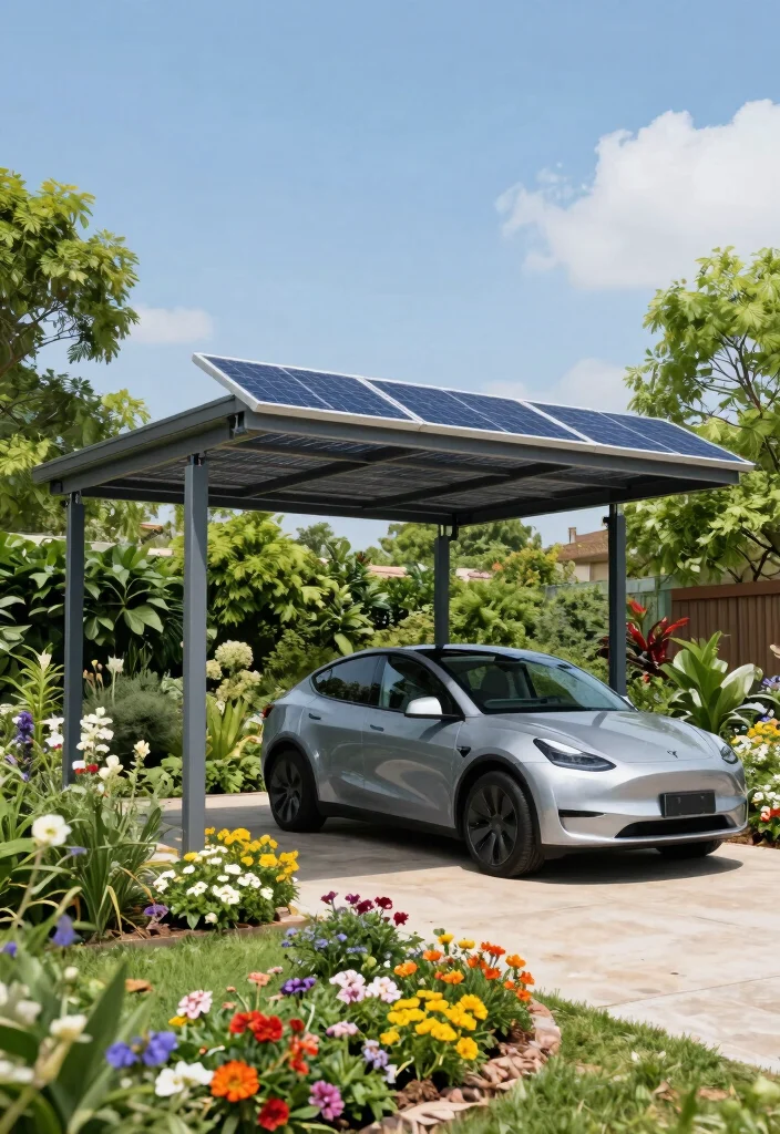7 Best Carport Awning Ideas to Protect Your Vehicle 1. Solar Powered Awnings 0