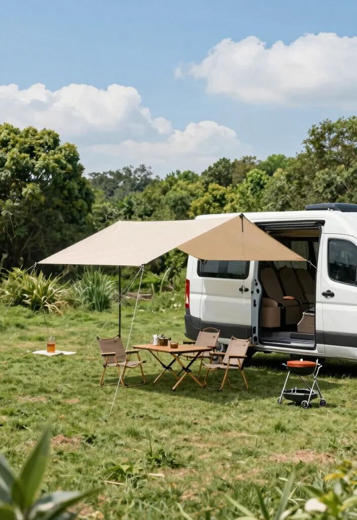 7 Best Van Awning Ideas for Outdoor Adventures 6. Lightweight Pop Up Awnings for Easy Transport 0