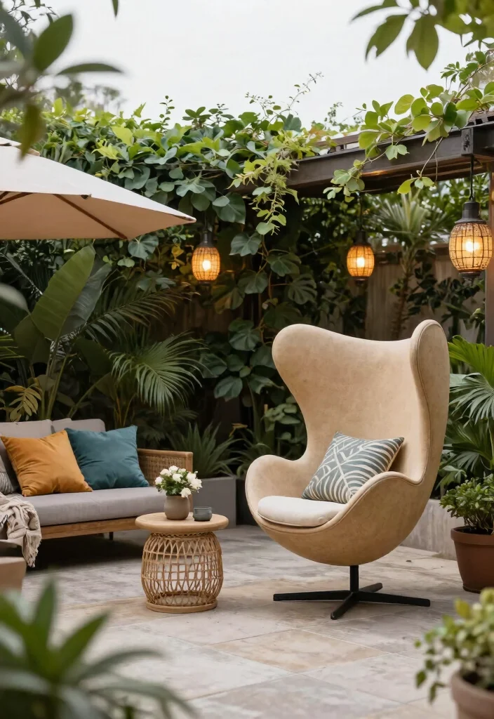 7 Chic Egg Chair Patio Decor Ideas for a Zen Nook Conclusion 0