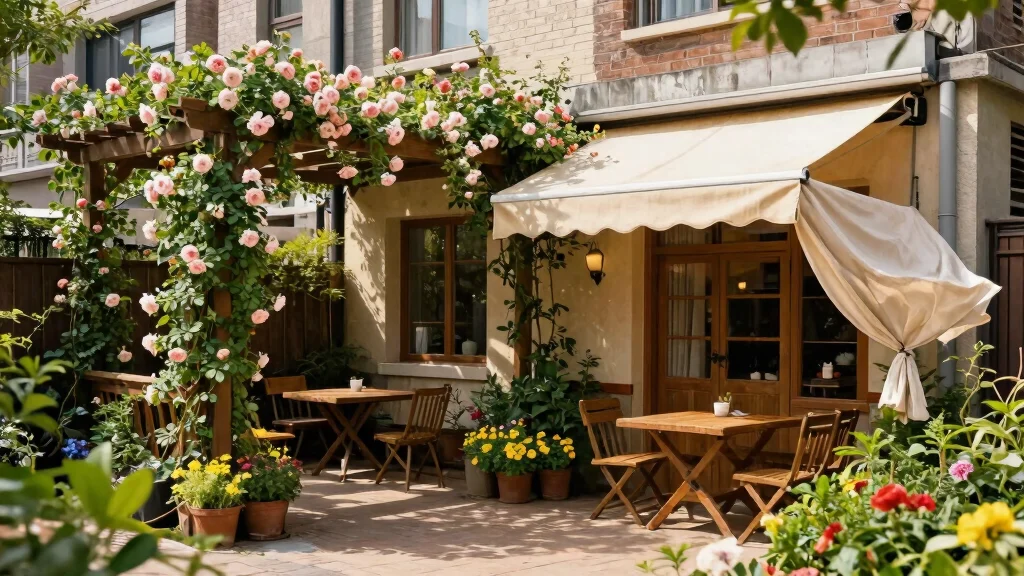 7 Cozy Cottage Awning Ideas for a Rustic Backyard