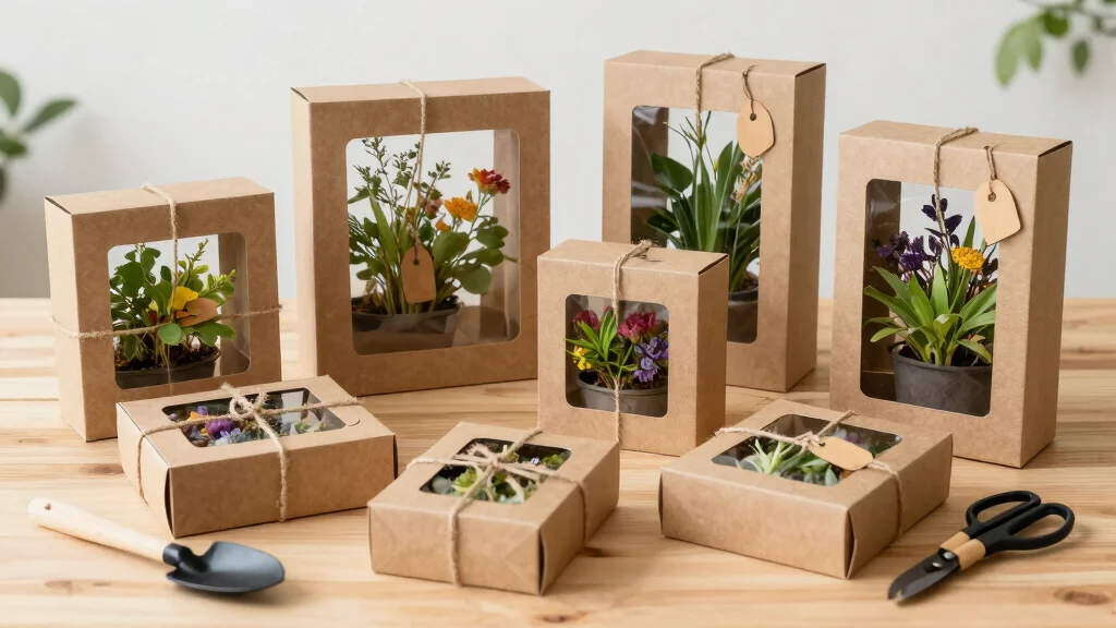 7 Creative Gift Box with Window Ideas for Eco-Friendly Plant Lovers