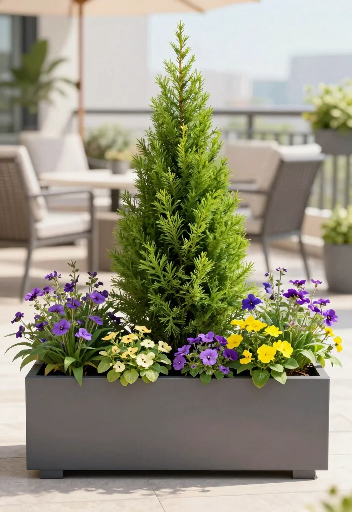 7 Lush Evergreen Window Box Ideas for Year Round Appeal 4. Seasonal Focal Points 0