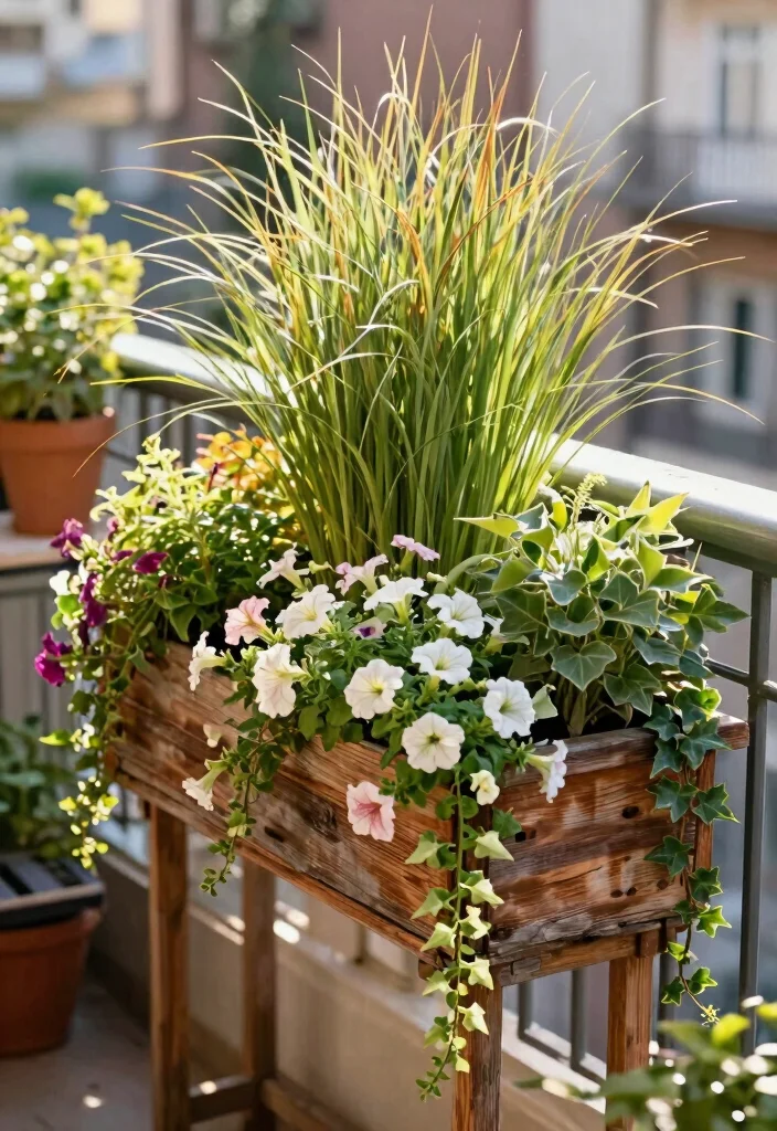 7 Lush Evergreen Window Box Ideas for Year Round Appeal 5. Vertical Layering for Small Spaces 0