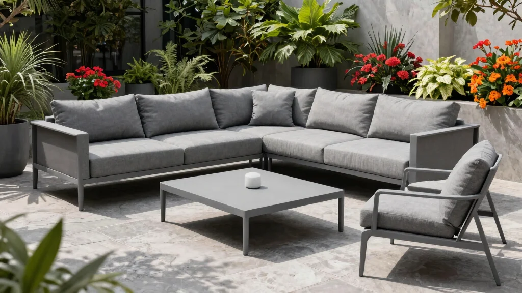 7 Modern Gray Patio Furniture Decor Ideas for a Sleek Look