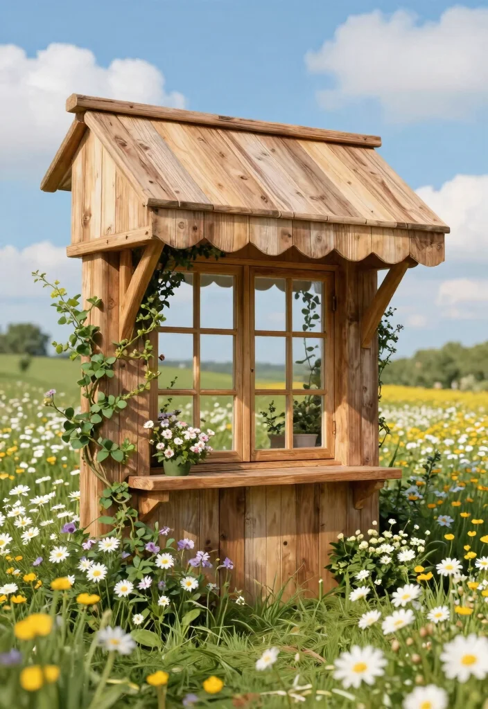 8 Classic Awning Ideas Window Decorations 3. Rustic Wooden Awnings 0