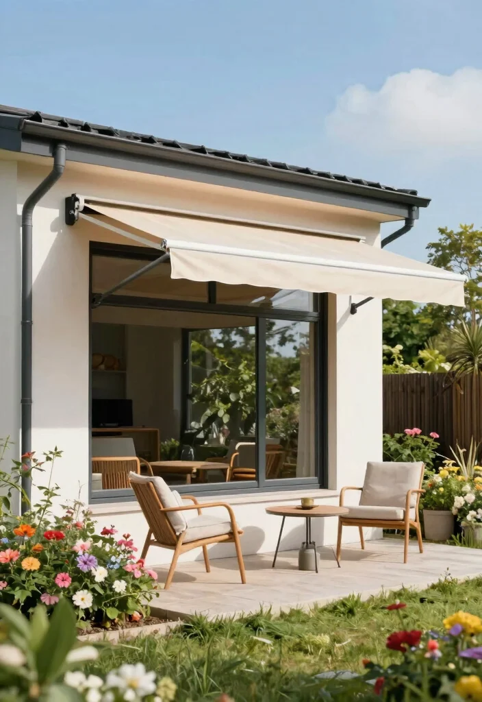 8 Classic Awning Ideas Window Decorations 4. Retractable Awnings 0