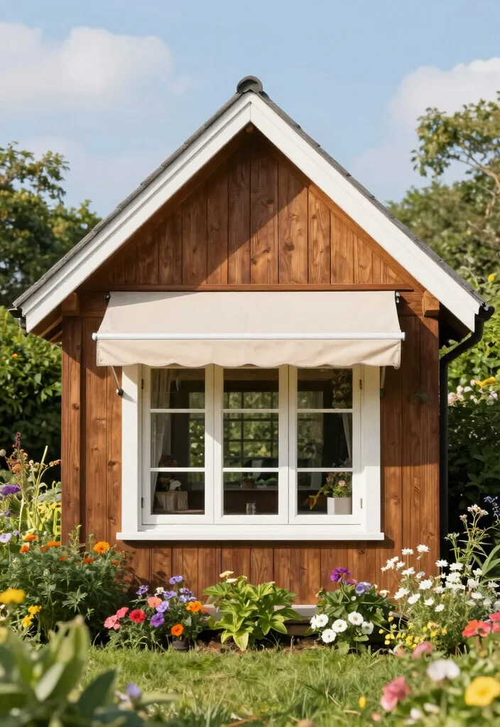 8 Classic Awning Ideas Window Decorations 7. Gable Awnings 0