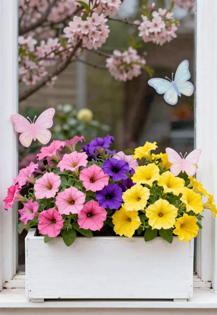 8 Colorful Petunia Window Box Ideas for Cascading Blooms 6. Seasonal Themes 0