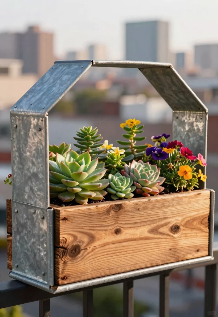 8 Durable Cedar Window Box Ideas for a Natural Look 1. Rustic Cedar and Metal Combination 0