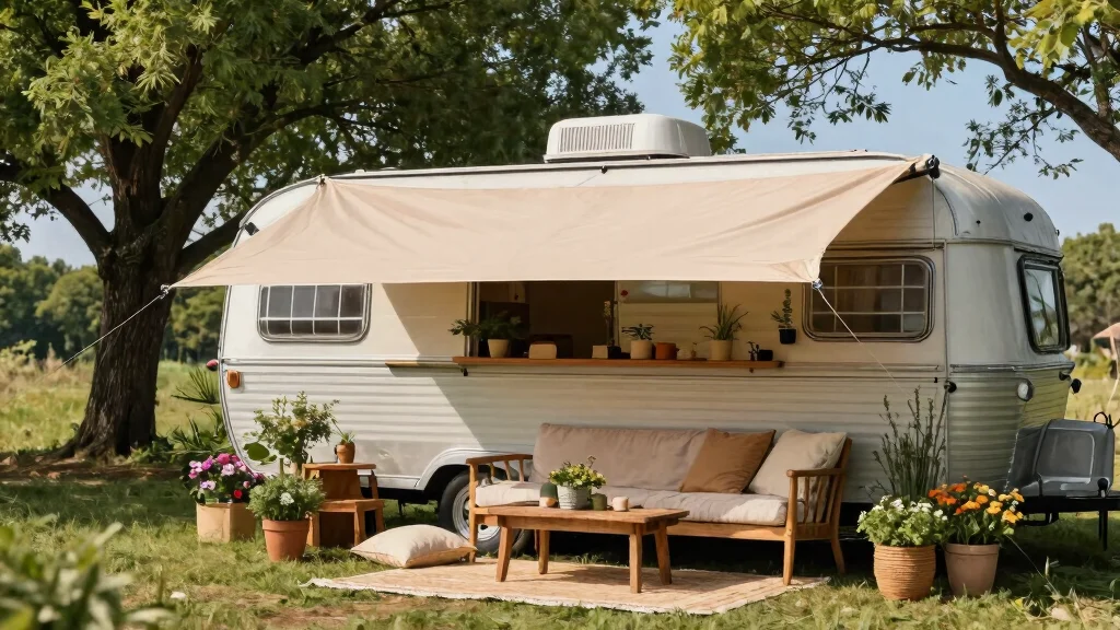 8 Durable Trailer Awning Ideas for Camping Comfort
