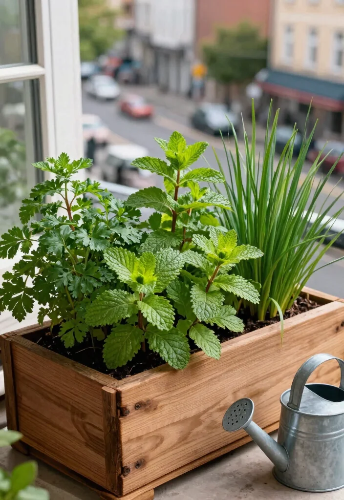 9 Best Shaded Window Box Ideas for North Facing Windows 5. Artistic Edible Garden 0