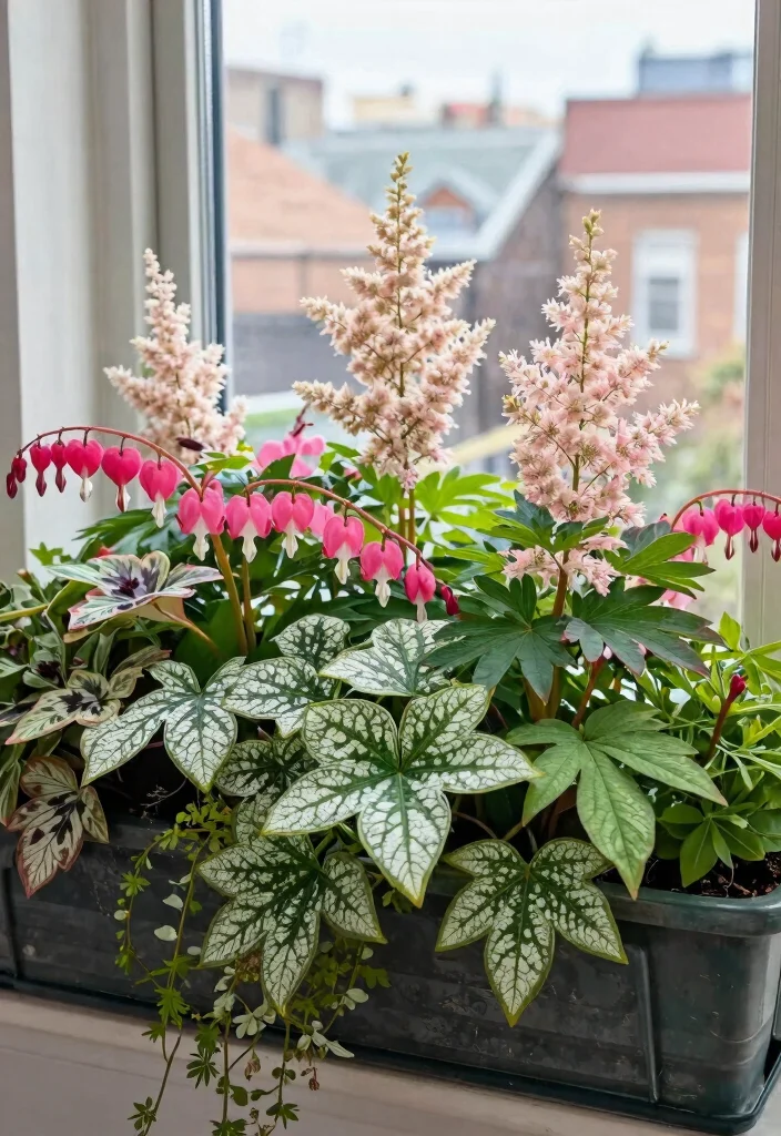 9 Best Shaded Window Box Ideas for North Facing Windows 6. Shade Loving Perennials 0
