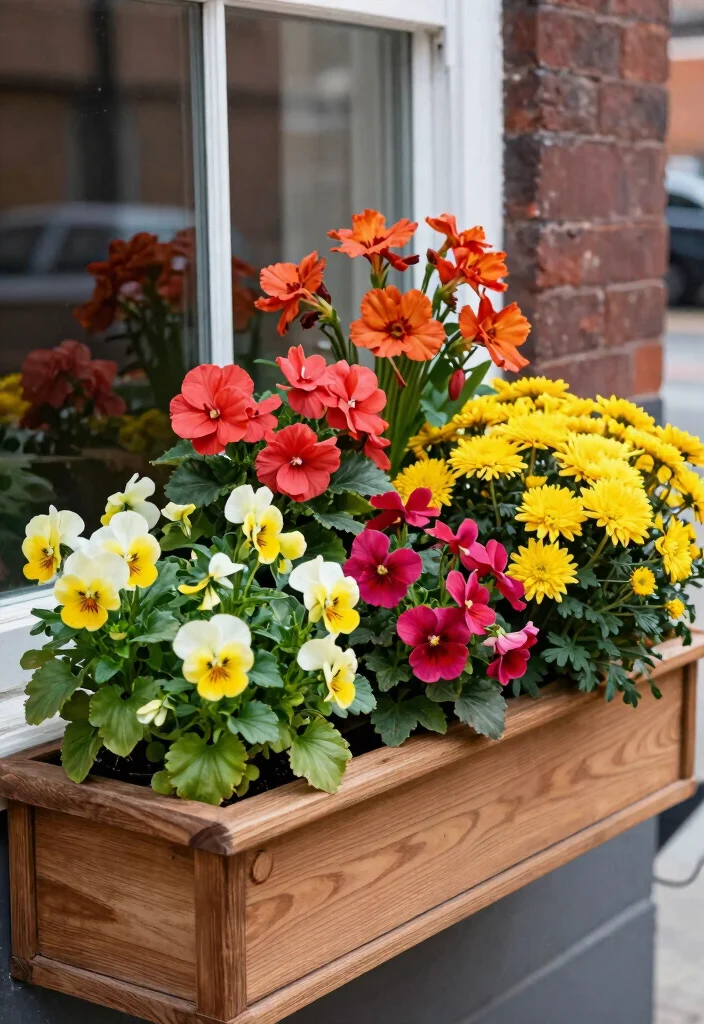 9 Best Shaded Window Box Ideas for North Facing Windows 9. Seasonal Color Changes 0