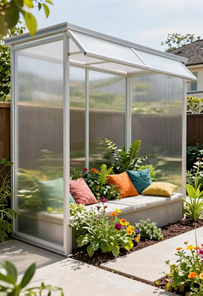 9 Creative Awning Roof Ideas for All Season Protection 5. Transparent Polycarbonate Panels for Weather Protection 0
