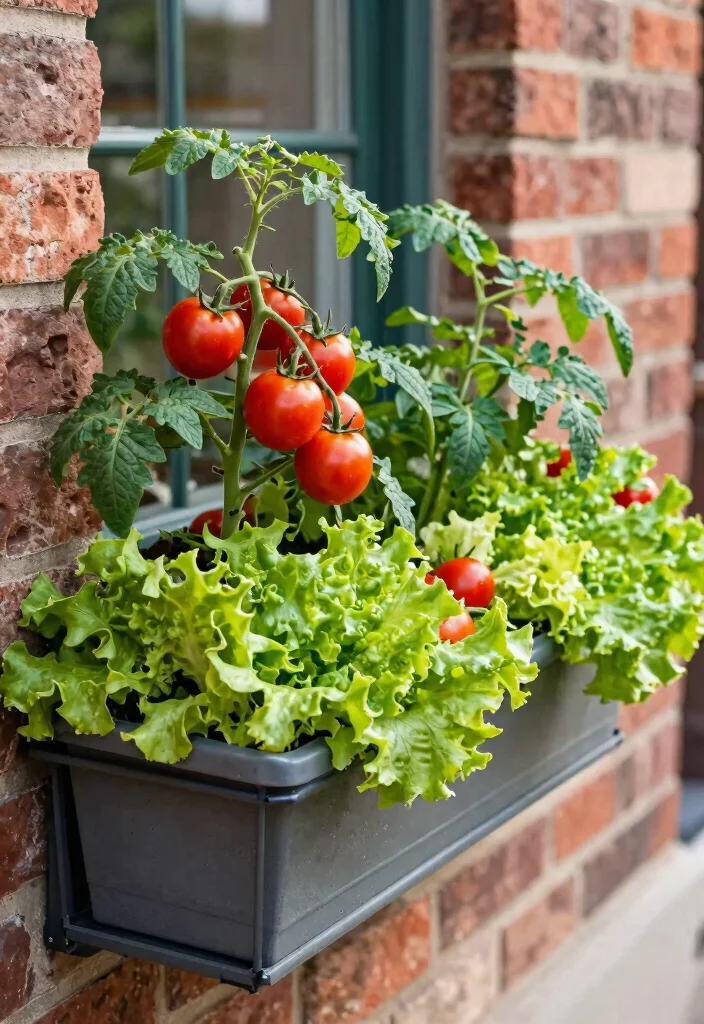 9 Elegant French Window Box Ideas for a Chic Exterior 6. Vertical Fruits and Vegetables 0