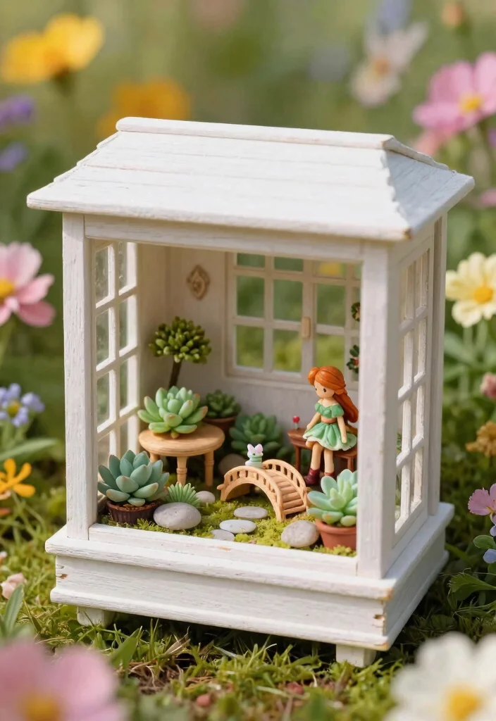 9 Elegant French Window Box Ideas for a Chic Exterior 9. Charming Fairy Garden 0