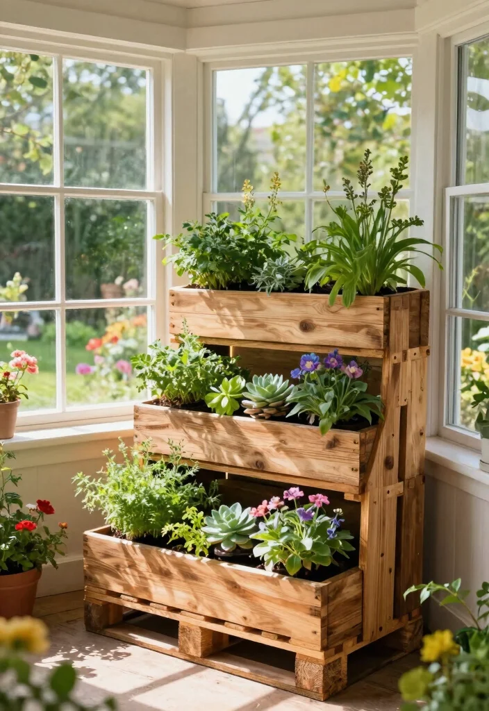 9 Stunning Bay Window Flower Box Ideas for Large Homes 5. Vertical Garden Box 0