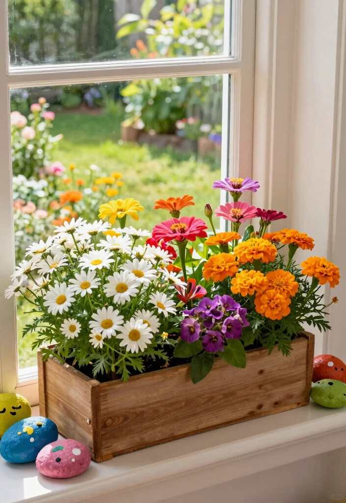 9 Stunning Bay Window Flower Box Ideas for Large Homes 8. Colorful Seasonal Displays 0