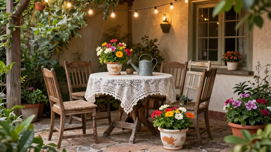 9 Unique Patio Decor Ideas with Antiques and Finds