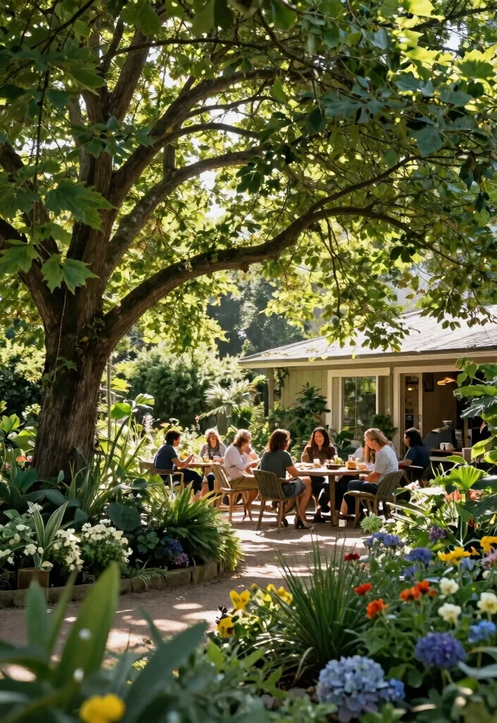10 Efficient Outdoor Awning Ideas for Patio Shade Solutions 9. Shade Trees as Natural Awnings 0
