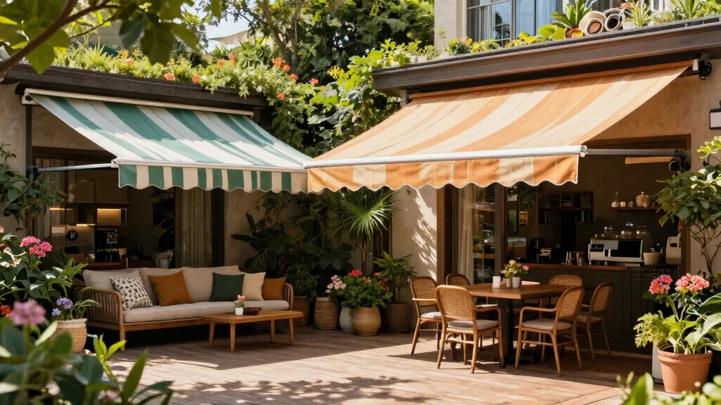 10 Efficient Outdoor Awning Ideas for Patio Shade Solutions
