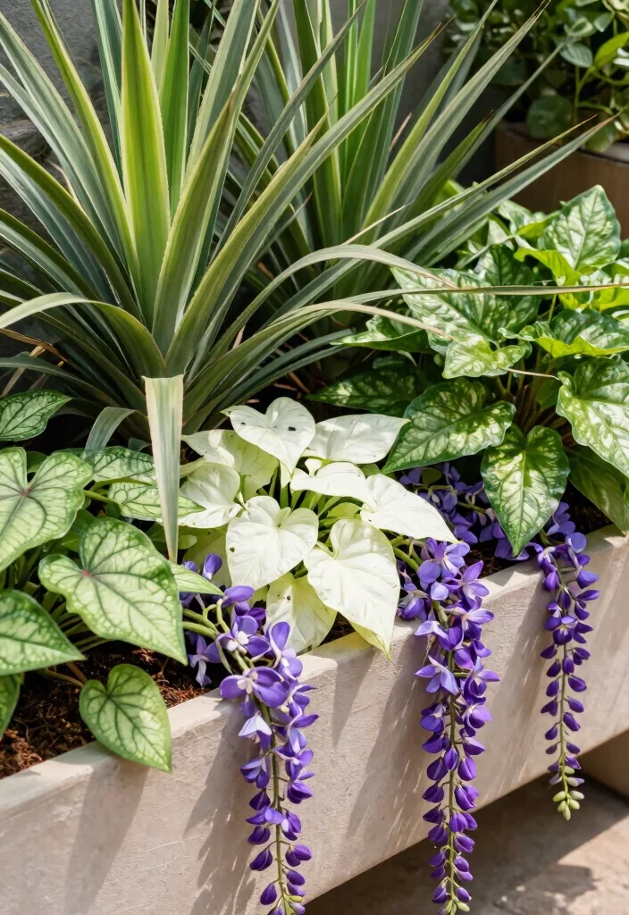10 Expert Window Box Planting Ideas for a Full Look 1. Layered Textures Mixing Plants 0
